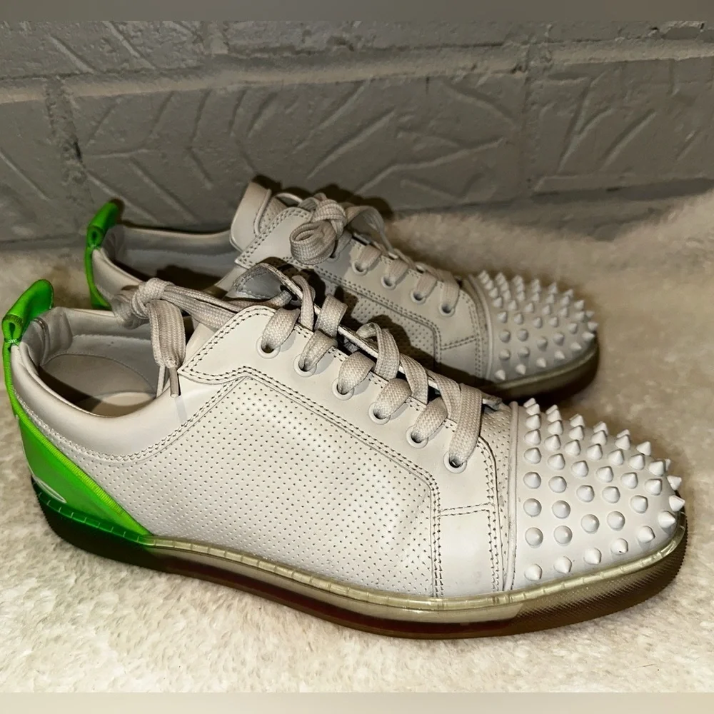 Christian Louboutin - Louis Junior Spikes sneakers Size 44 - Picture 5 of 15